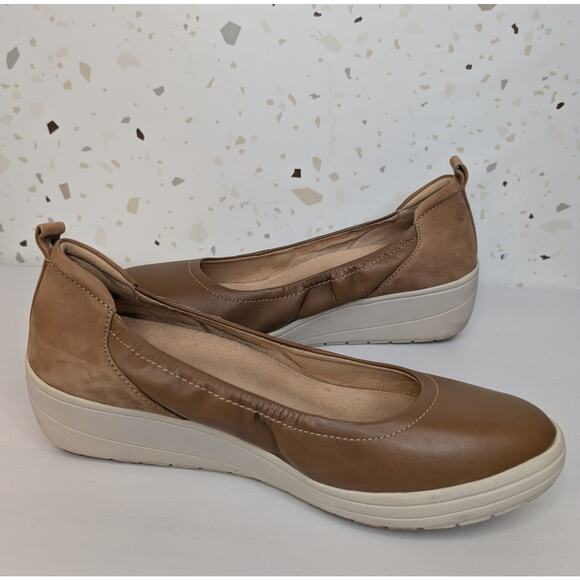 Vionic Jacey Women's Shoes Wedge Heel Camel Size 8 - Picture 3 of 8